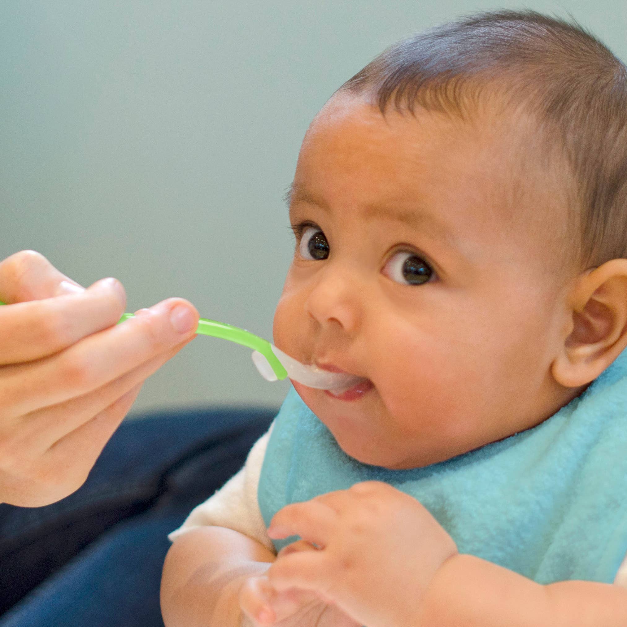 Toddler with doidy cup