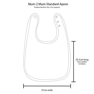 3 PACK  Mum 2 Mum PLUS Clothing Protector - Rust / Mustard / Olive