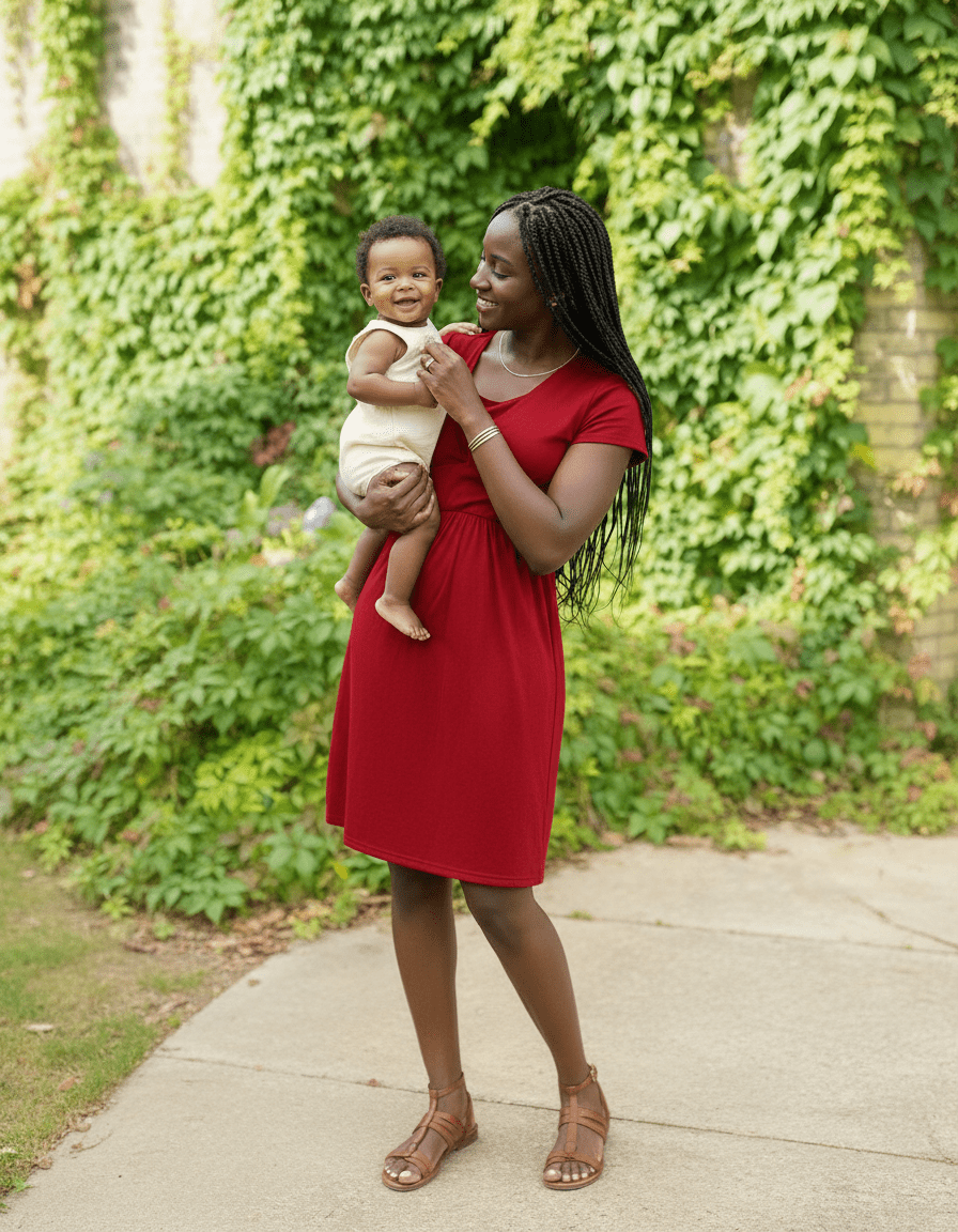 Milkymoon Cotton Breastfeeding Dress