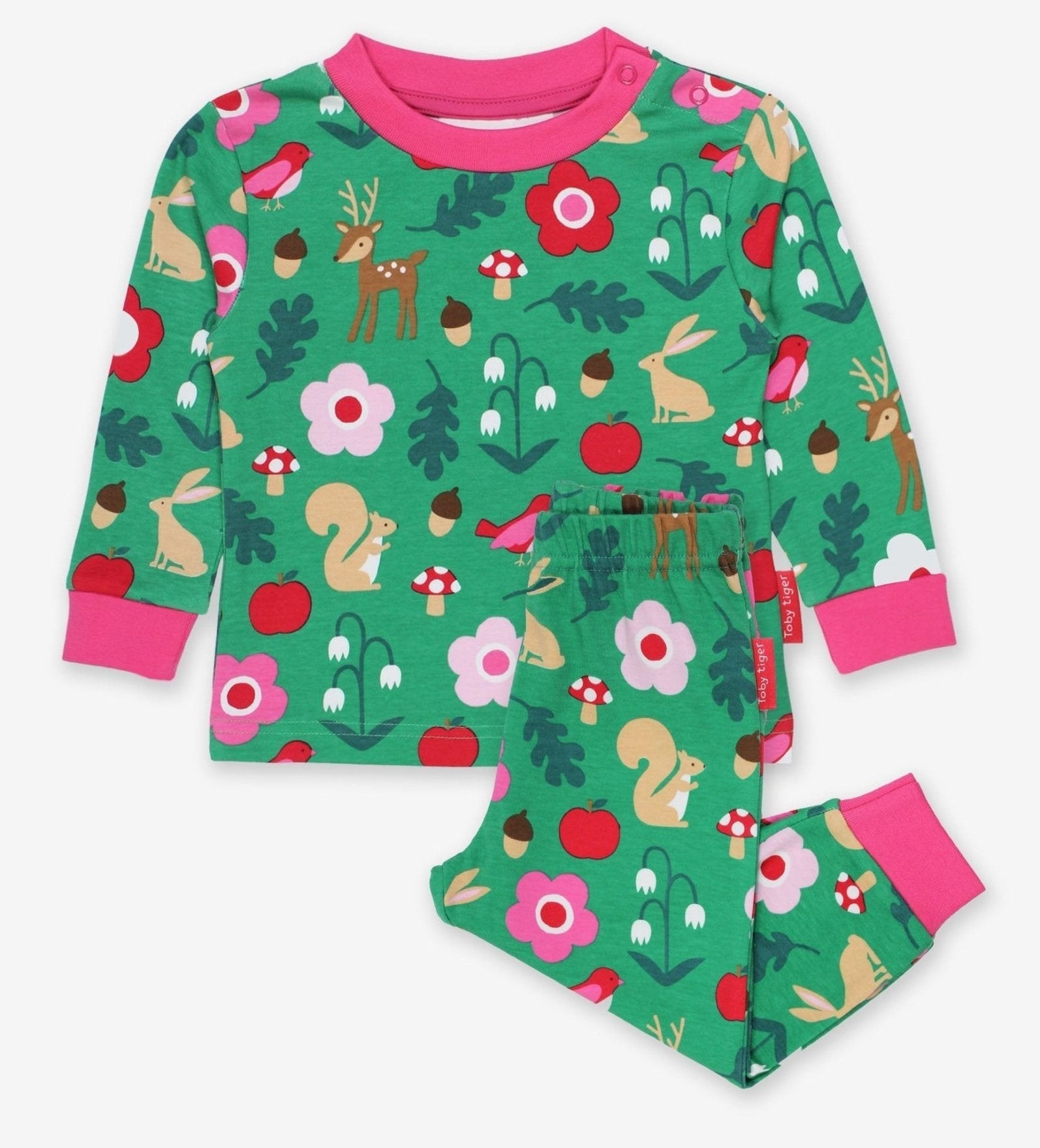 Organic Pyjamas - Forest Adventure Print