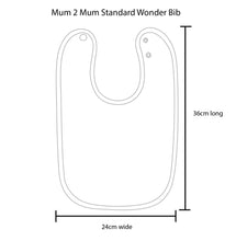 3 PACK - Mum 2 Mum Standard Bibs - Lemon / Mint / Stone