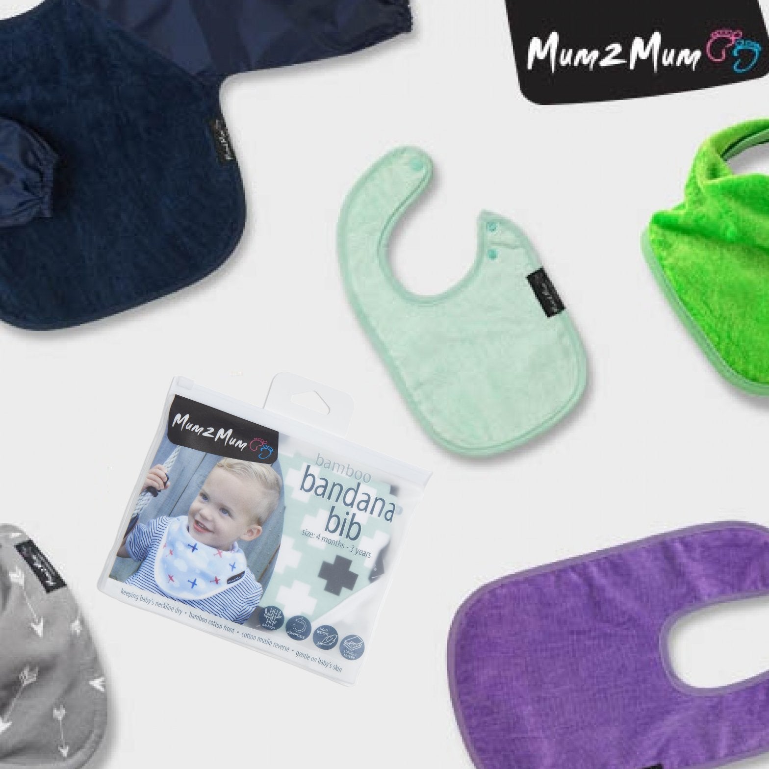 Mum2Mum Whole Bib Collection