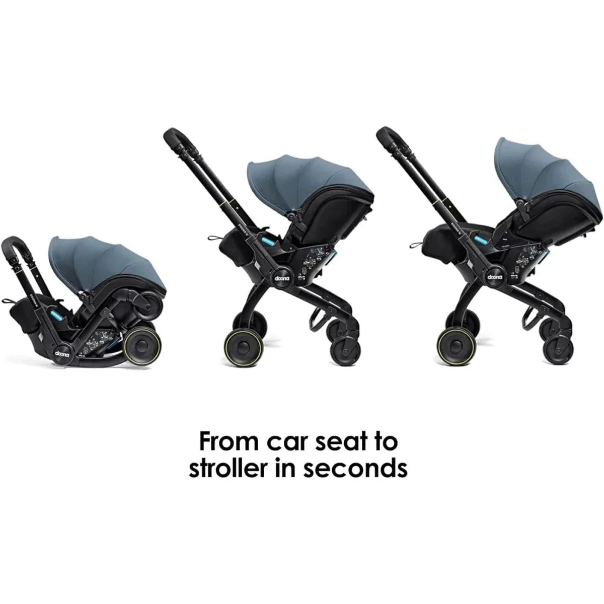 Doona X Infant Car Seat Group 0+ & Stroller - Ocean Blue