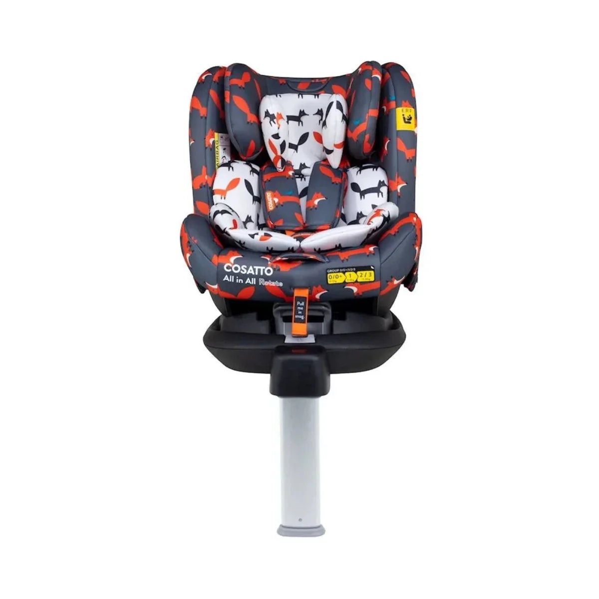 Cosatto All in All 360 Rotate i-Size Group 0+/1/2/3 Car Seat - Charcoal Mister Fox