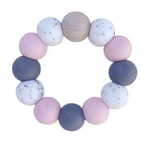 Chunky Silicone Teething Ring - Various Colours