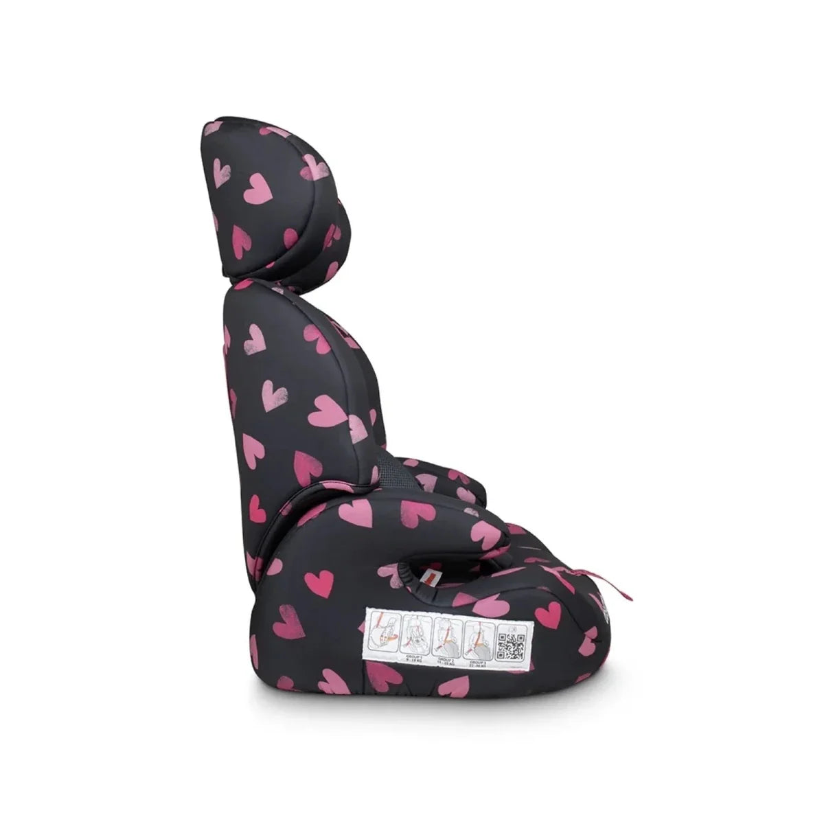 Cosatto Zoomi Group 1/2/3 Car Seat - Charcoal Ligthearted