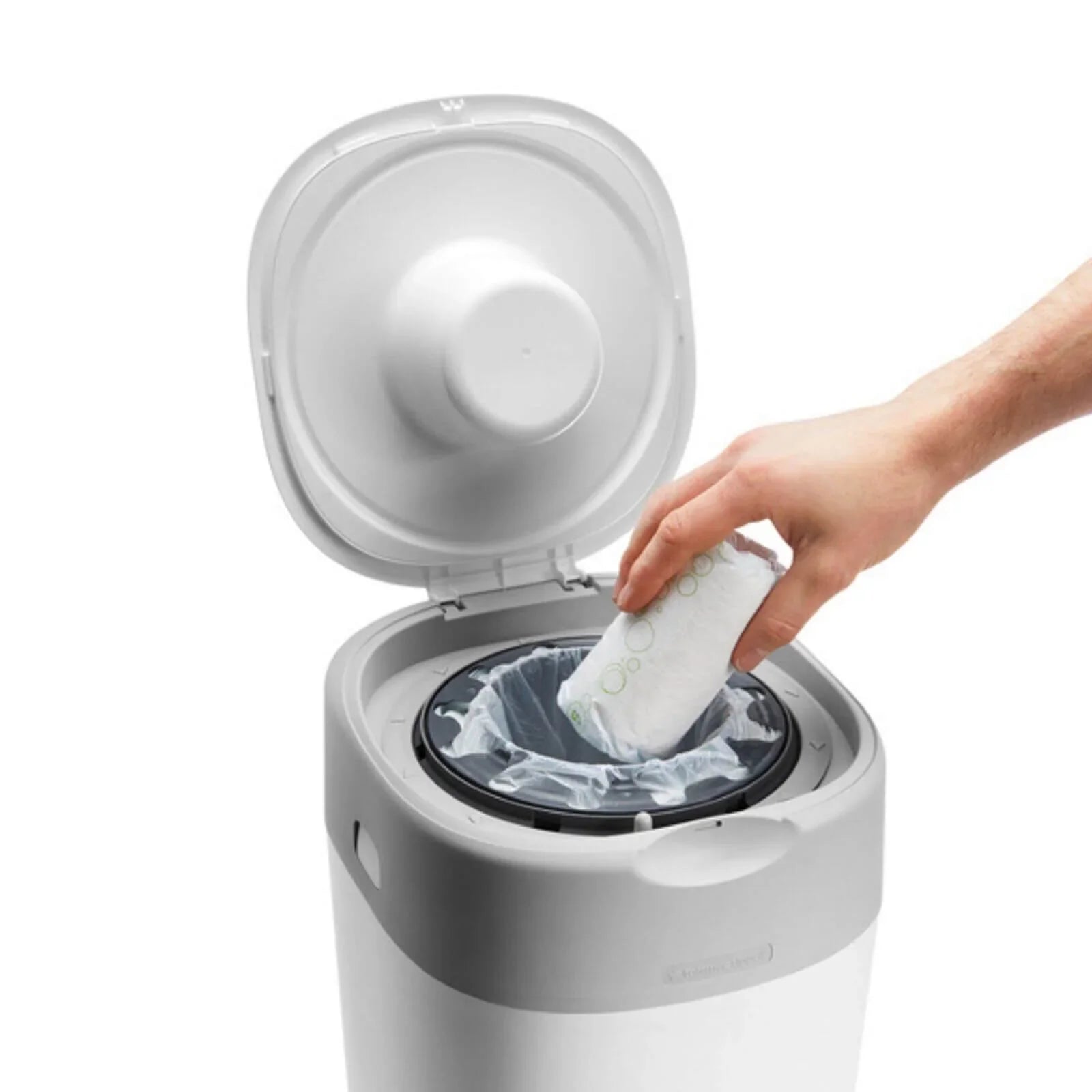 Tommee Tippee Twist & Click Nappy Disposal Tub - White