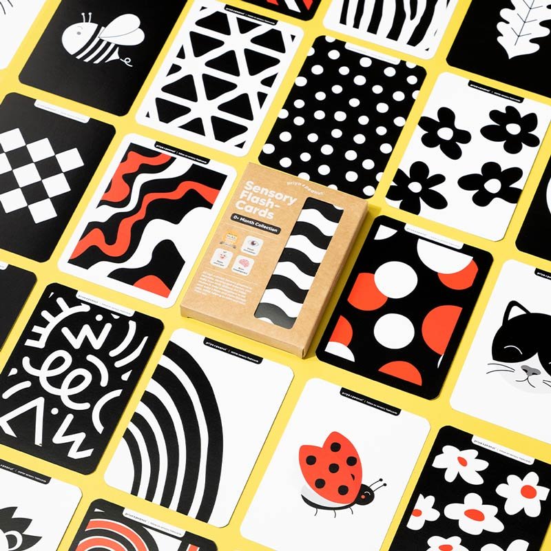 Priya & Peanut 0+ Month Newborn Sensory Cards