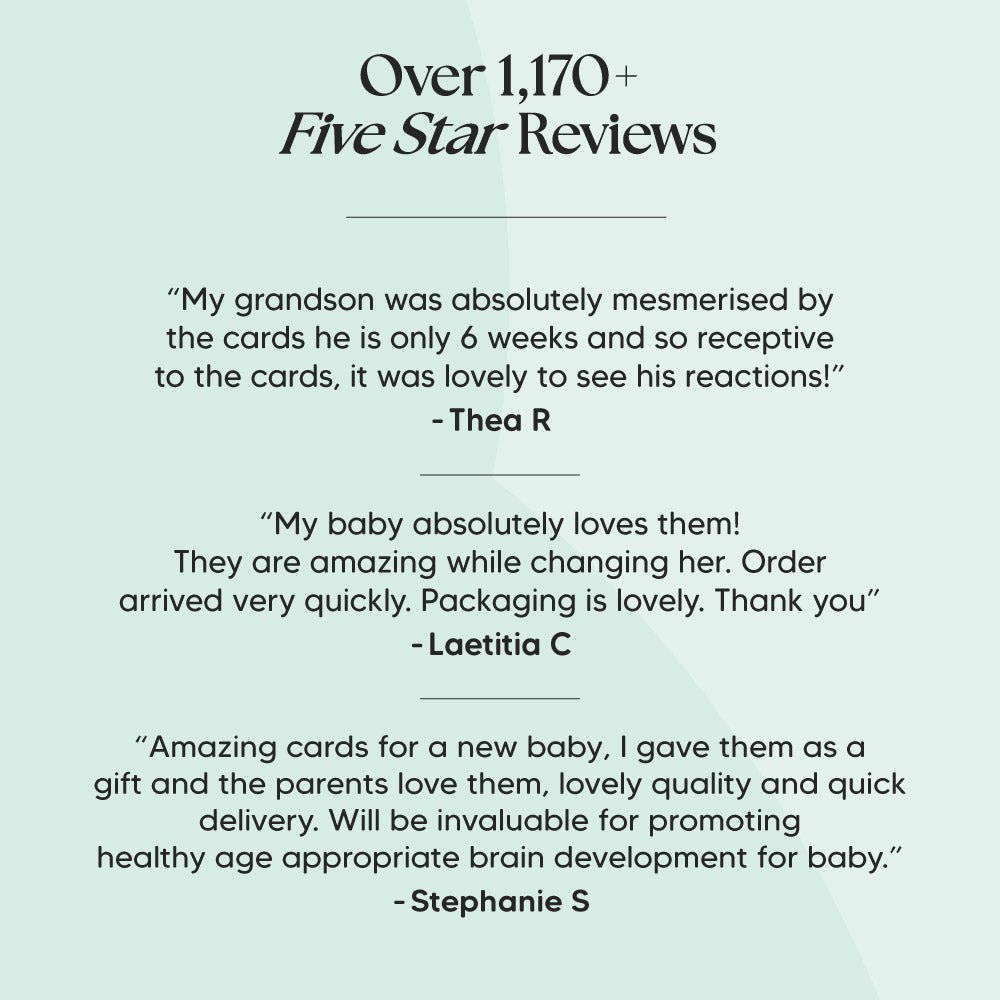 Priya & Peanut 0+ Month Newborn Sensory Cards