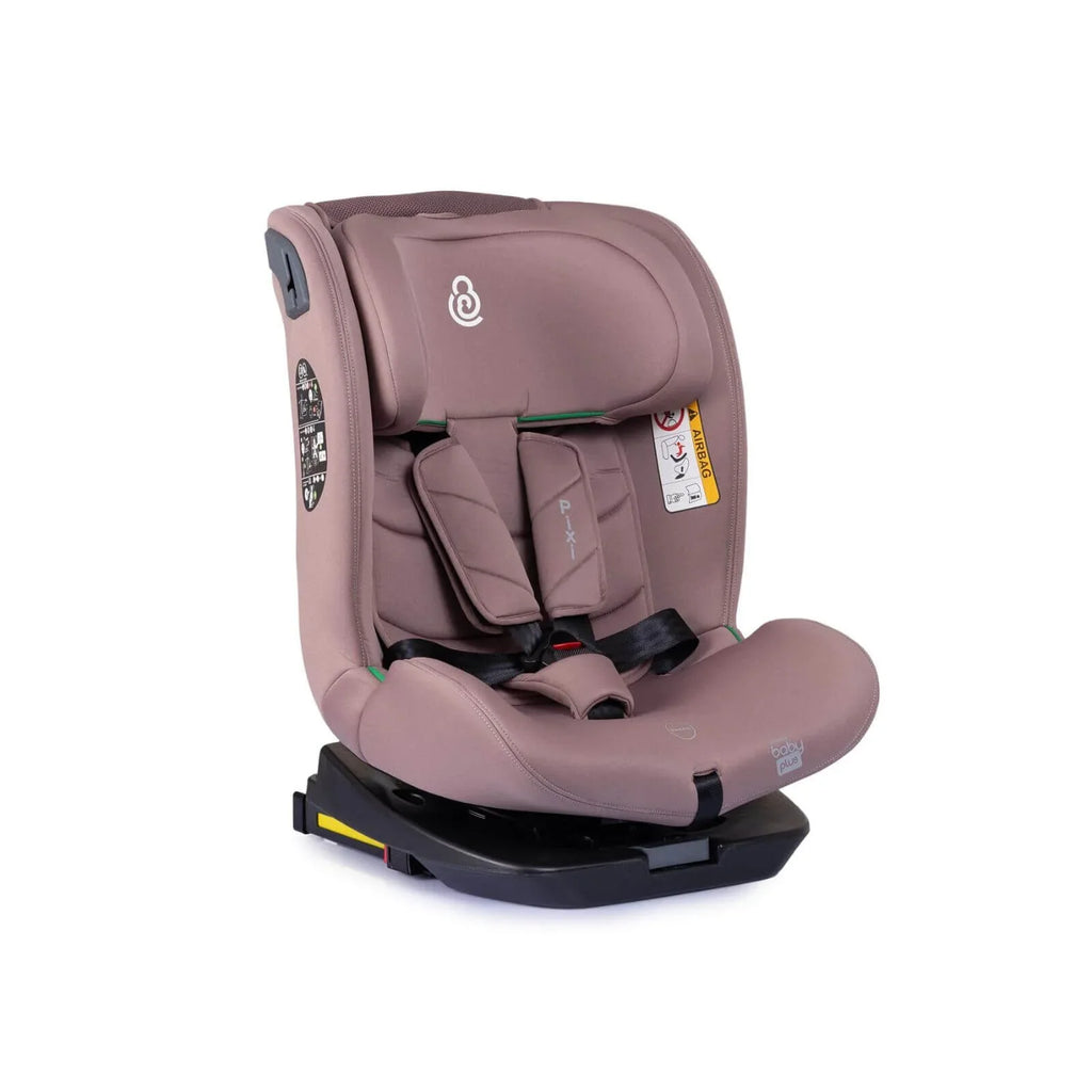 baby plus Pixi i-Size Group 0+/1/2/3 (Birth to 12 Years) Car Seat - Pink