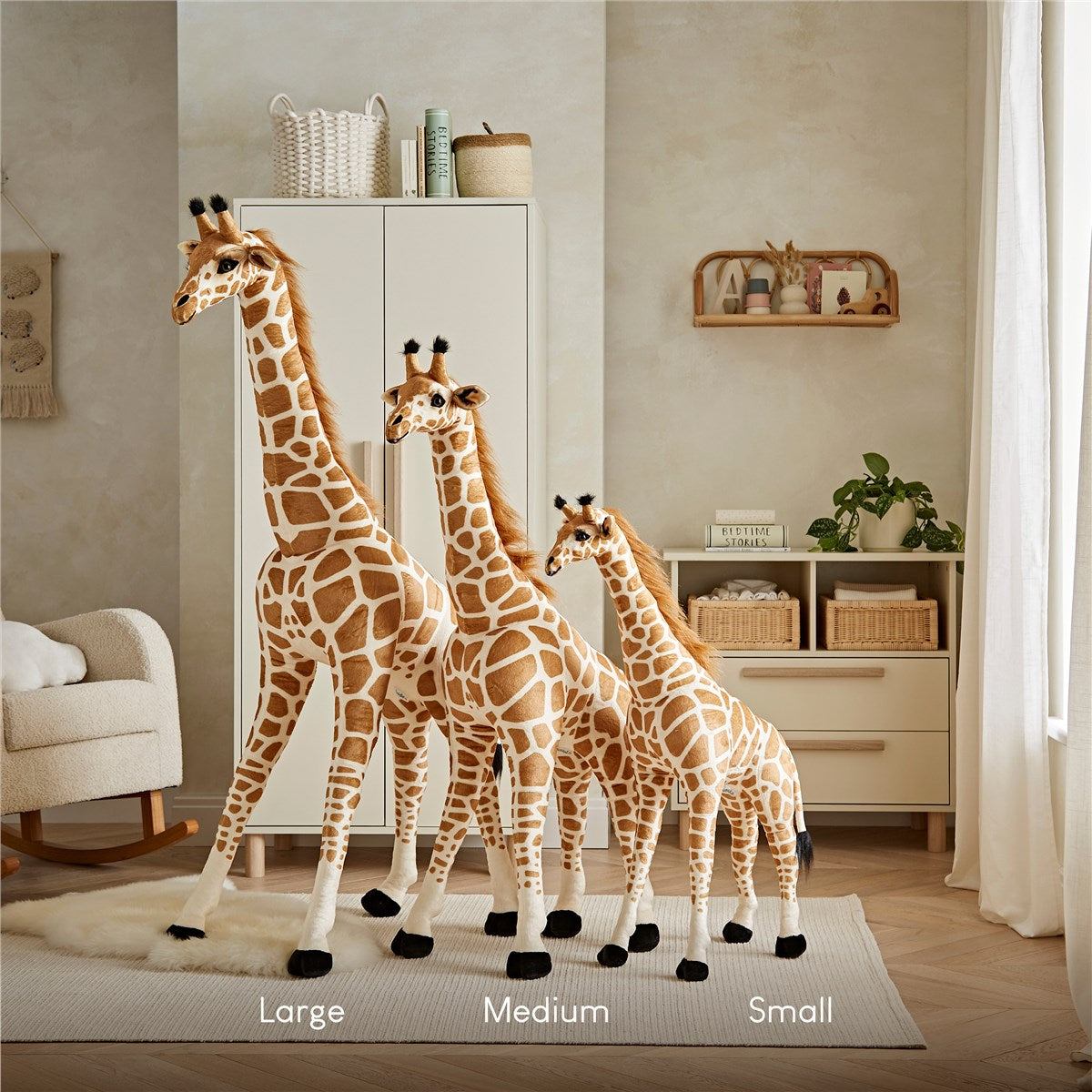 CuddleCo Standing Giraffe Stuffed Animal Toy