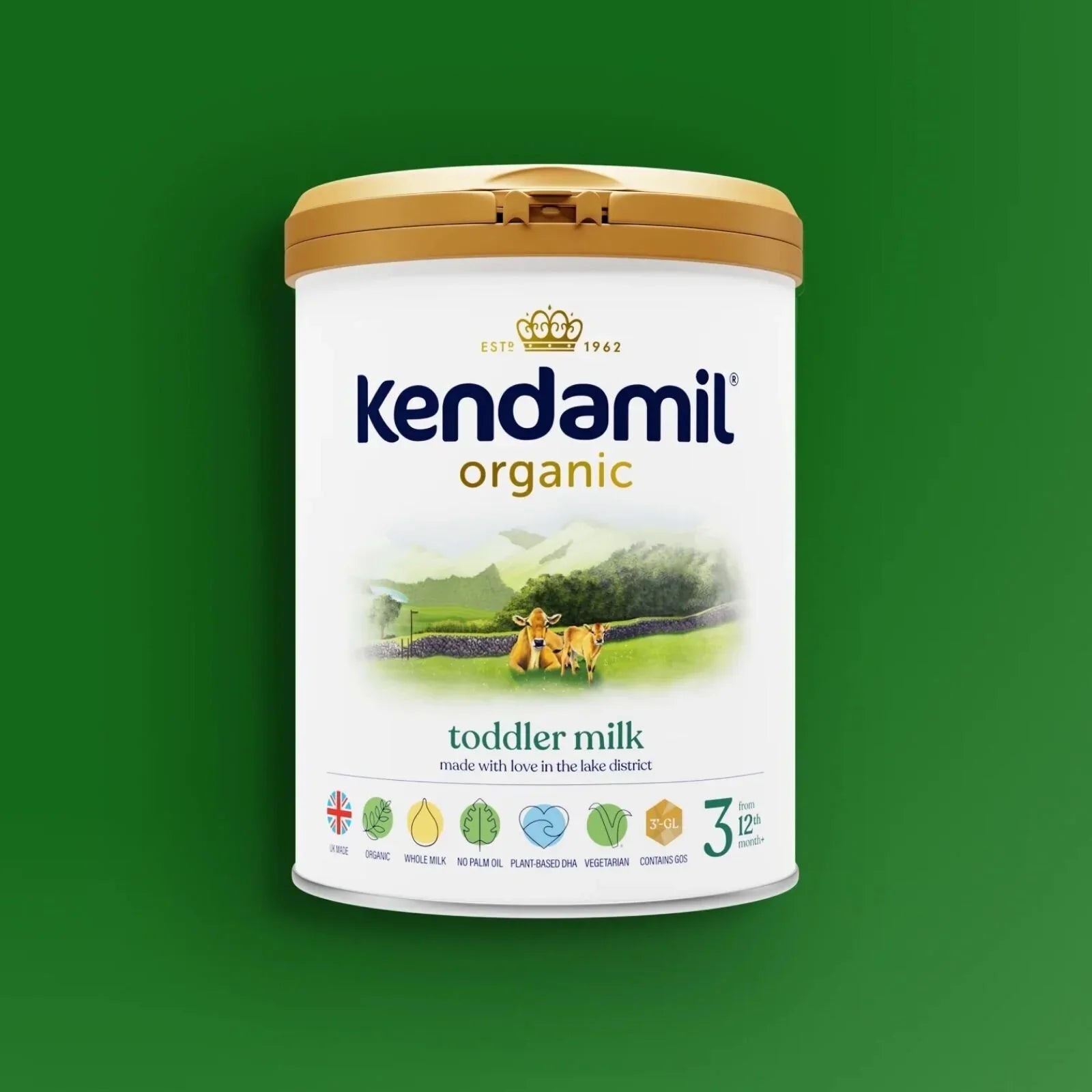 Kendamil Stage 3 Organic Infant Milk Formula - 12-36 months 800g
