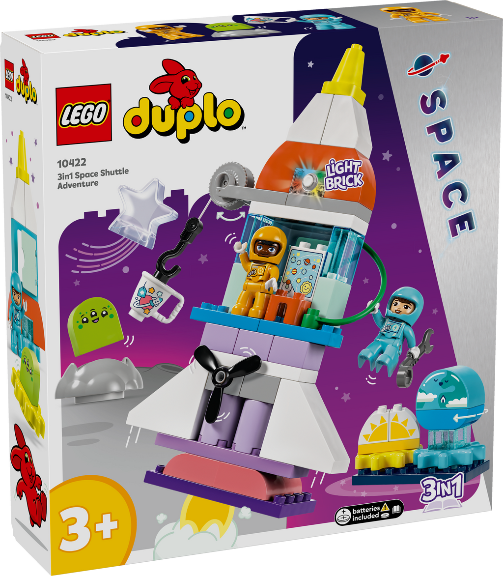 DUPLO 3 in 1 Space Shuttle Adventure - 10422