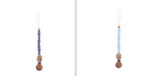 Beech & Silicone Dummy / Pacifier Clip