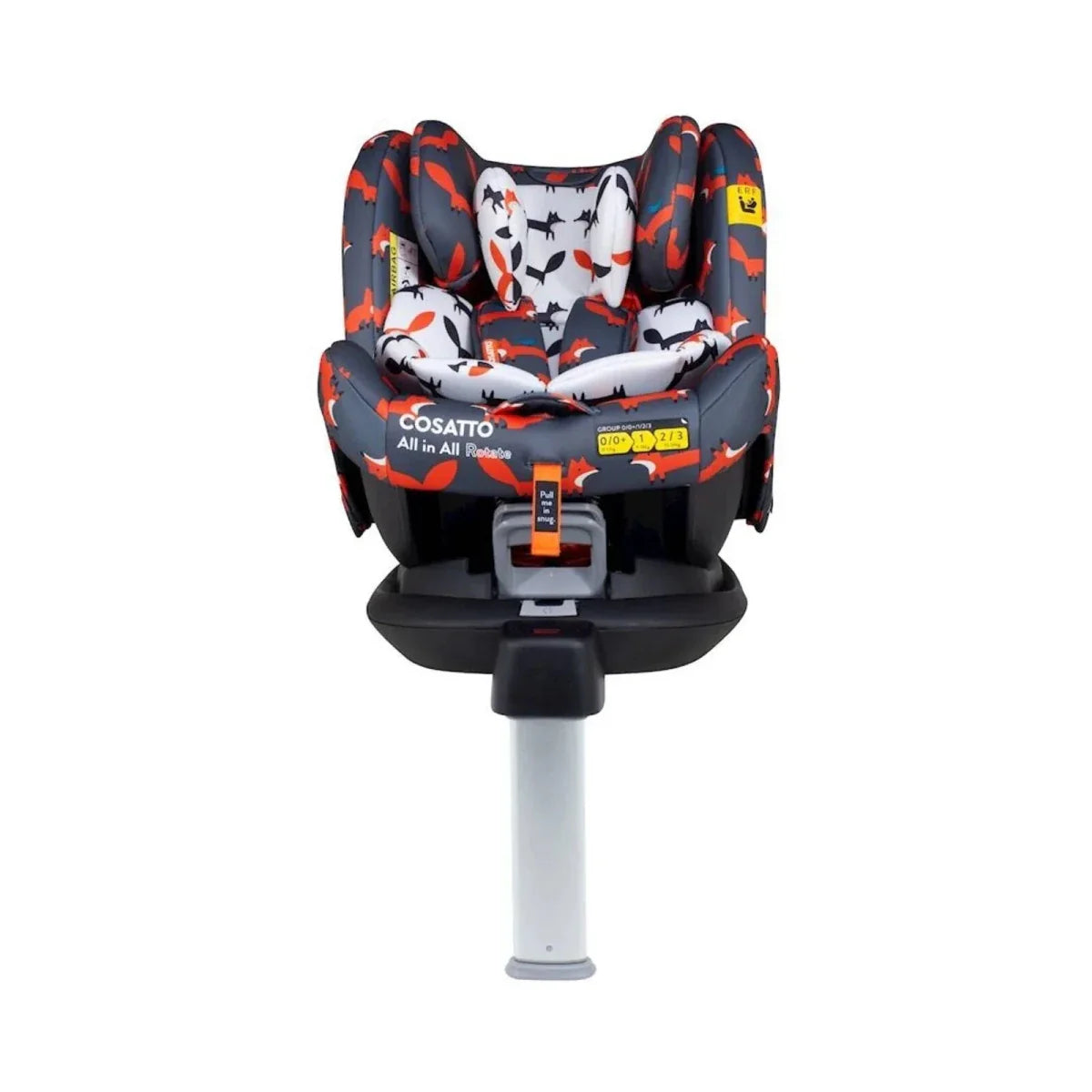 Cosatto All in All 360 Rotate i-Size Group 0+/1/2/3 Car Seat - Charcoal Mister Fox