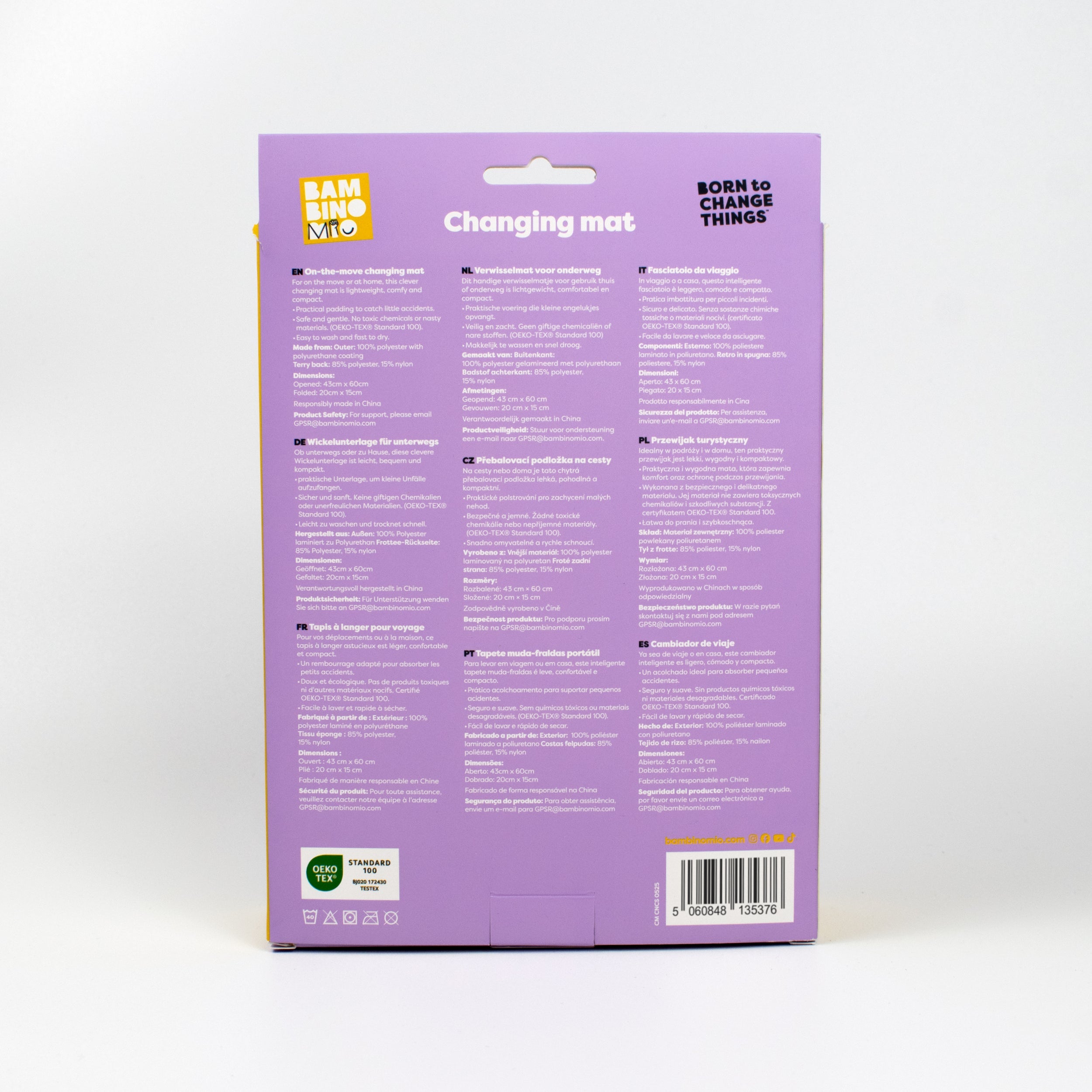 Bambino Mio On-The-Move Baby Changing Mat - Sunshine Friends