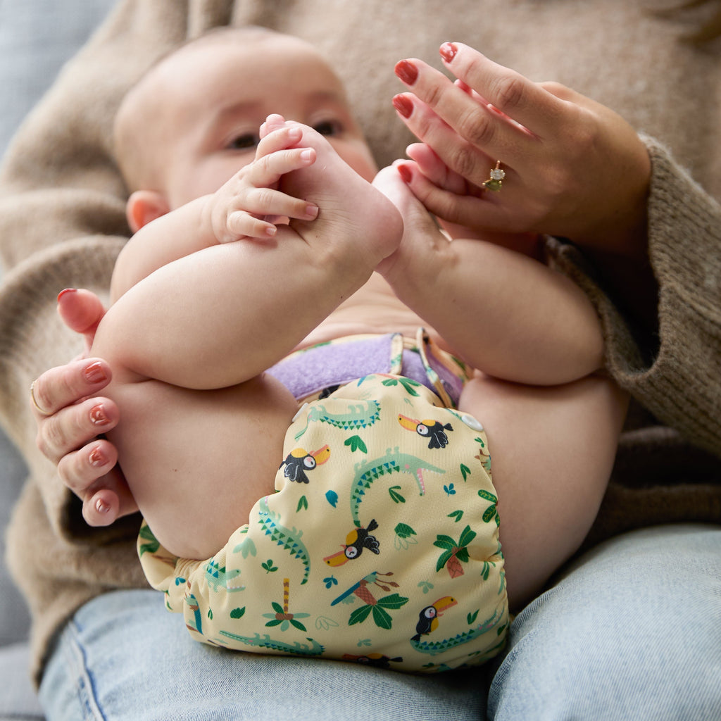 The Essentials Reusable Nappy Bundle - Wild Life & Pastels