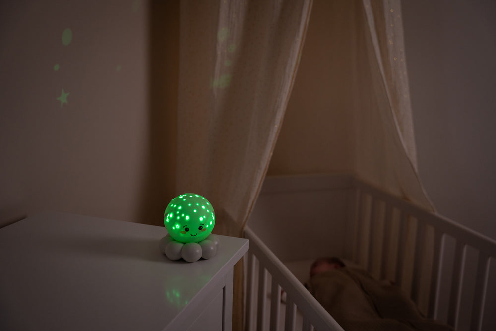 Cloud B Twinkles to Go Octo Nightlight Projector - Grey