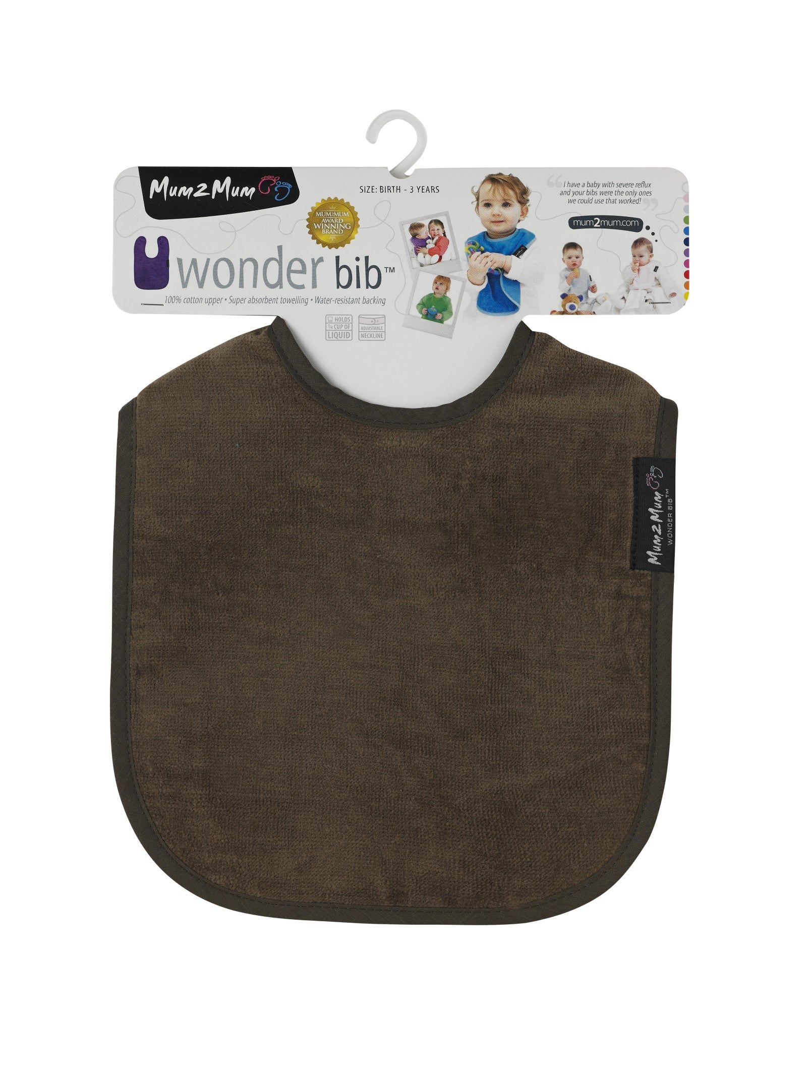 Bavoir Standard Wonder Mum 2 Mum - 22 couleurs