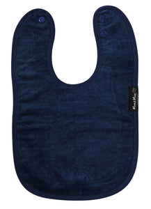 3 PACK - Mum 2 Mum Standard Bibs - Navy / Baby Blue / Teal