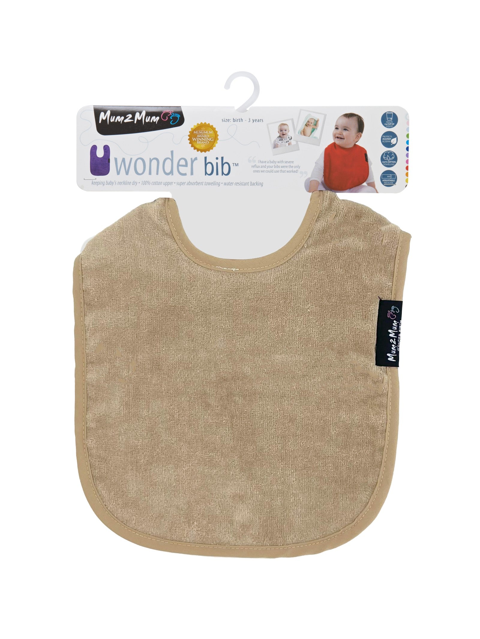 Bavoir Standard Wonder Mum 2 Mum - 22 couleurs
