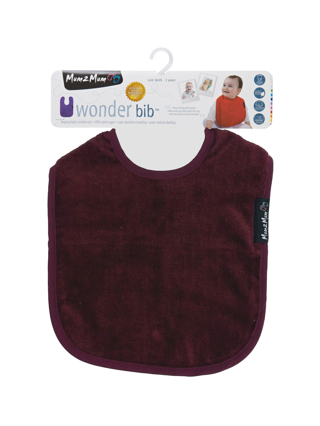 Babero Wonder estándar Mum 2 Mum - 22 colores