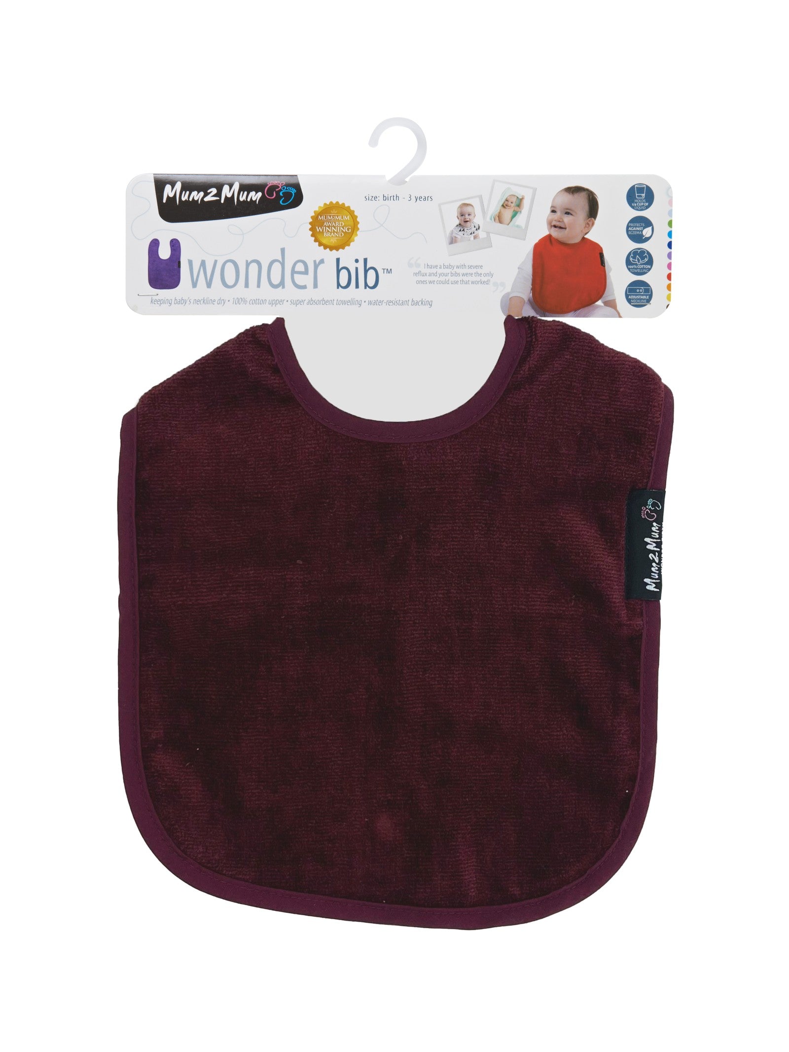 Babero Wonder estándar Mum 2 Mum - 22 colores