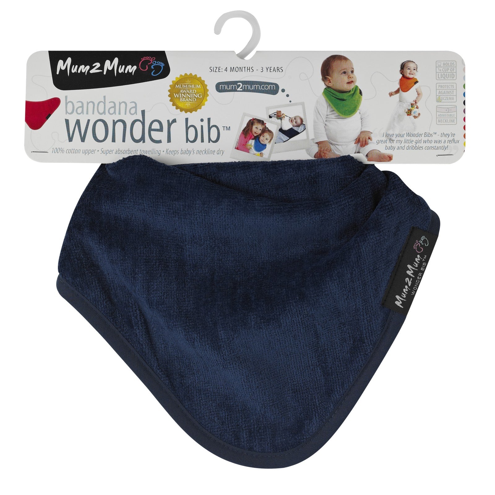 Babero Wonder estilo bandana Mum 2 Mum - 22 colores