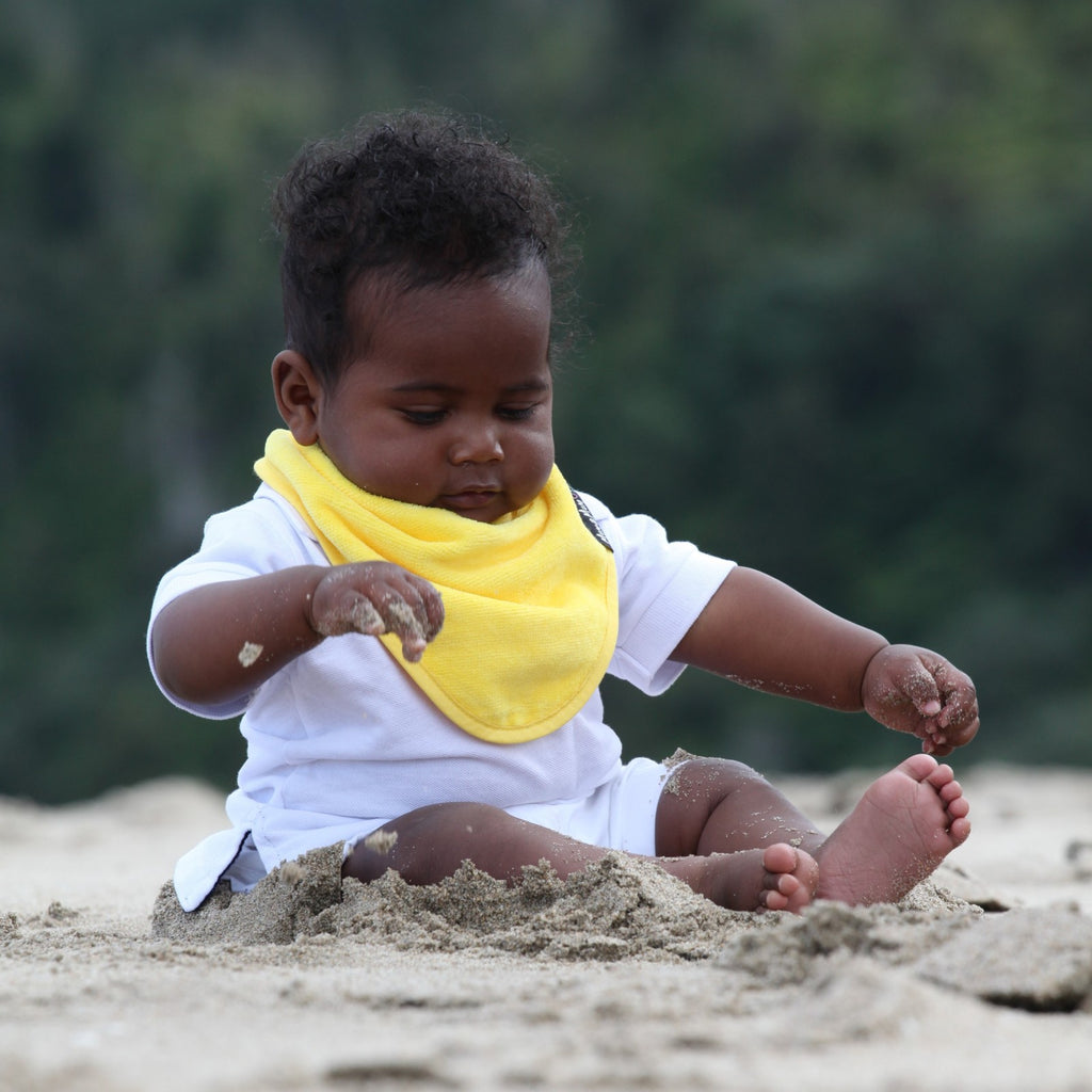 Mum 2 Mum Bandana Style Wonder Bib - Yellow