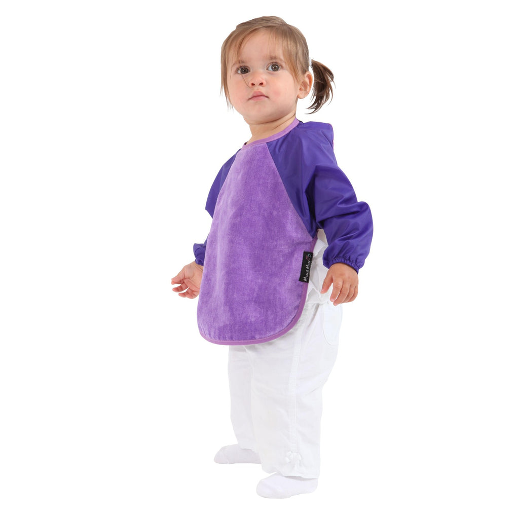 Mum 2 Mum Sleeved Wonder Bib - Purple