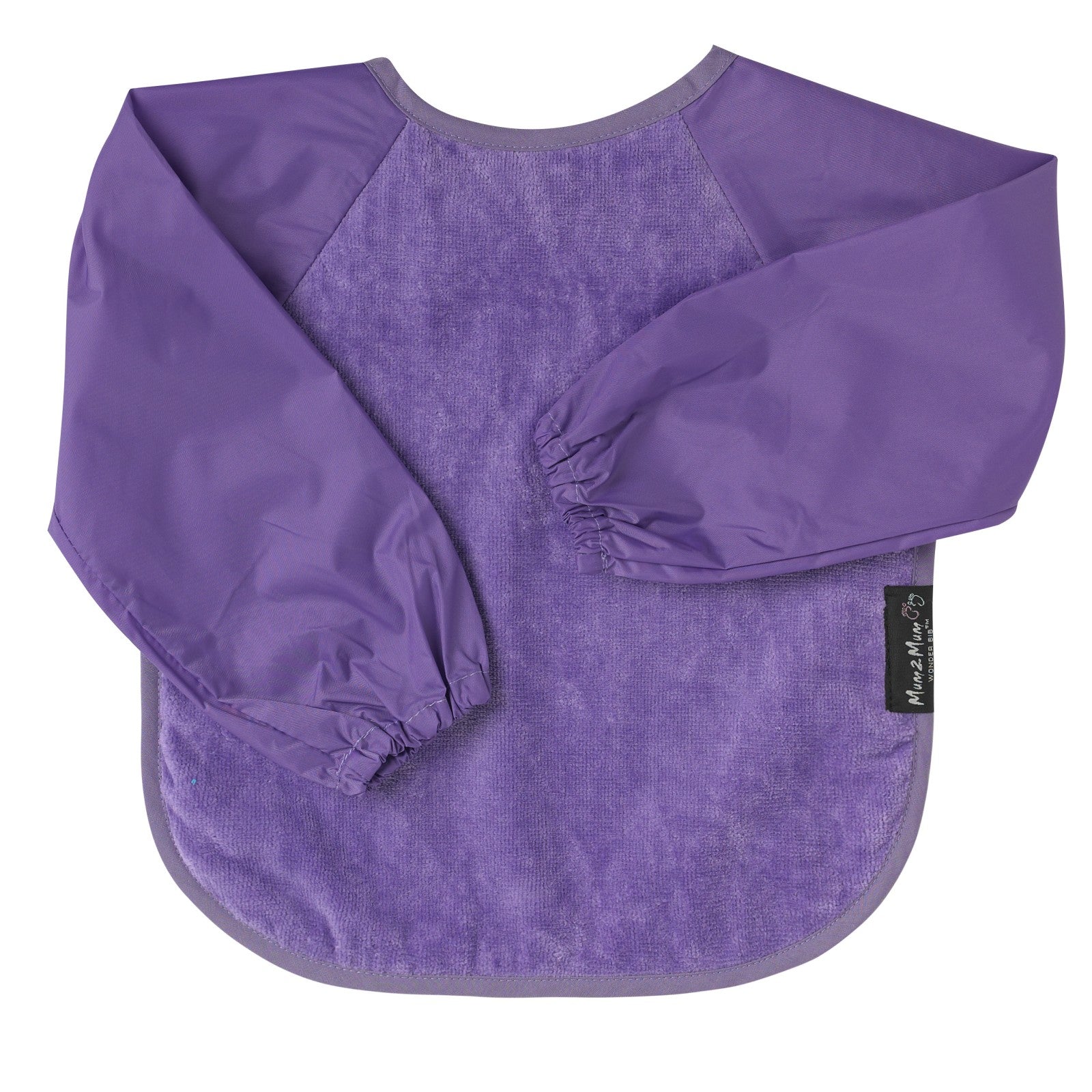 Mum 2 Mum Sleeved Wonder Bib - Purple