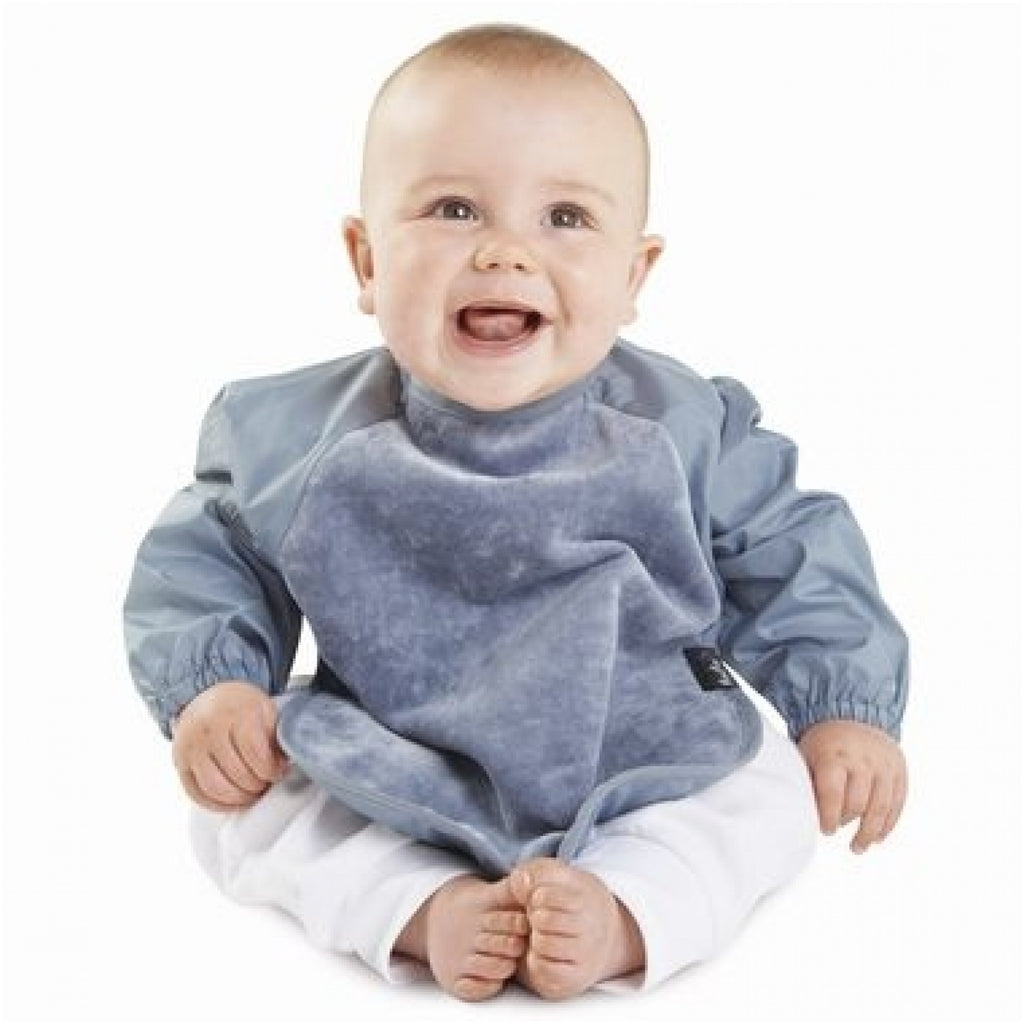 Mum 2 Mum Sleeved Wonder Bib - Grey