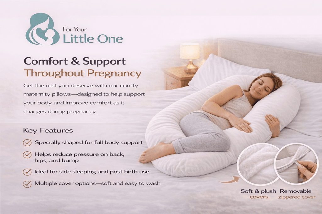12 Ft Maternity Pillow And Case - White - Baby&More
