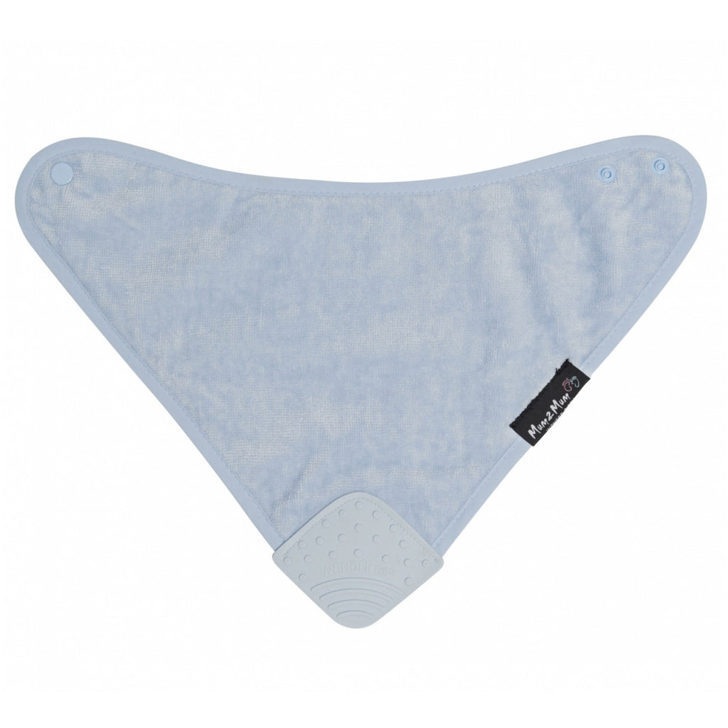 Babero Wonder con bandana y mordedor para mamá, 2 mamás, seis colores