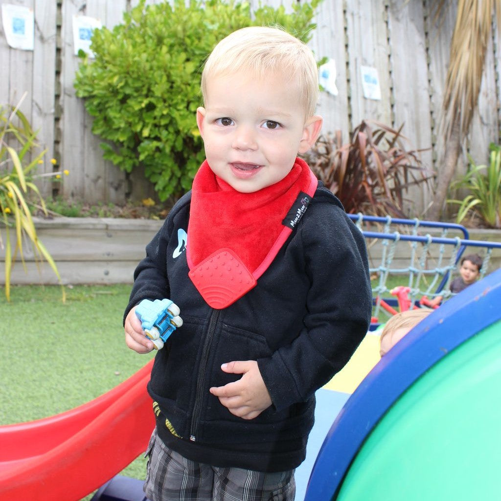 Babero Wonder con bandana y mordedor para mamá, 2 mamás, seis colores