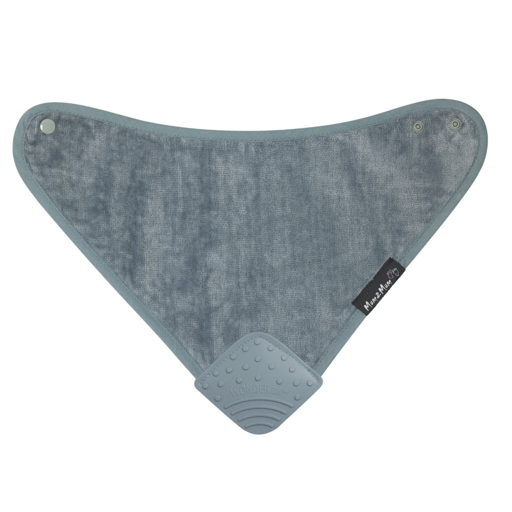 Babero Wonder con bandana y mordedor para mamá, 2 mamás, seis colores