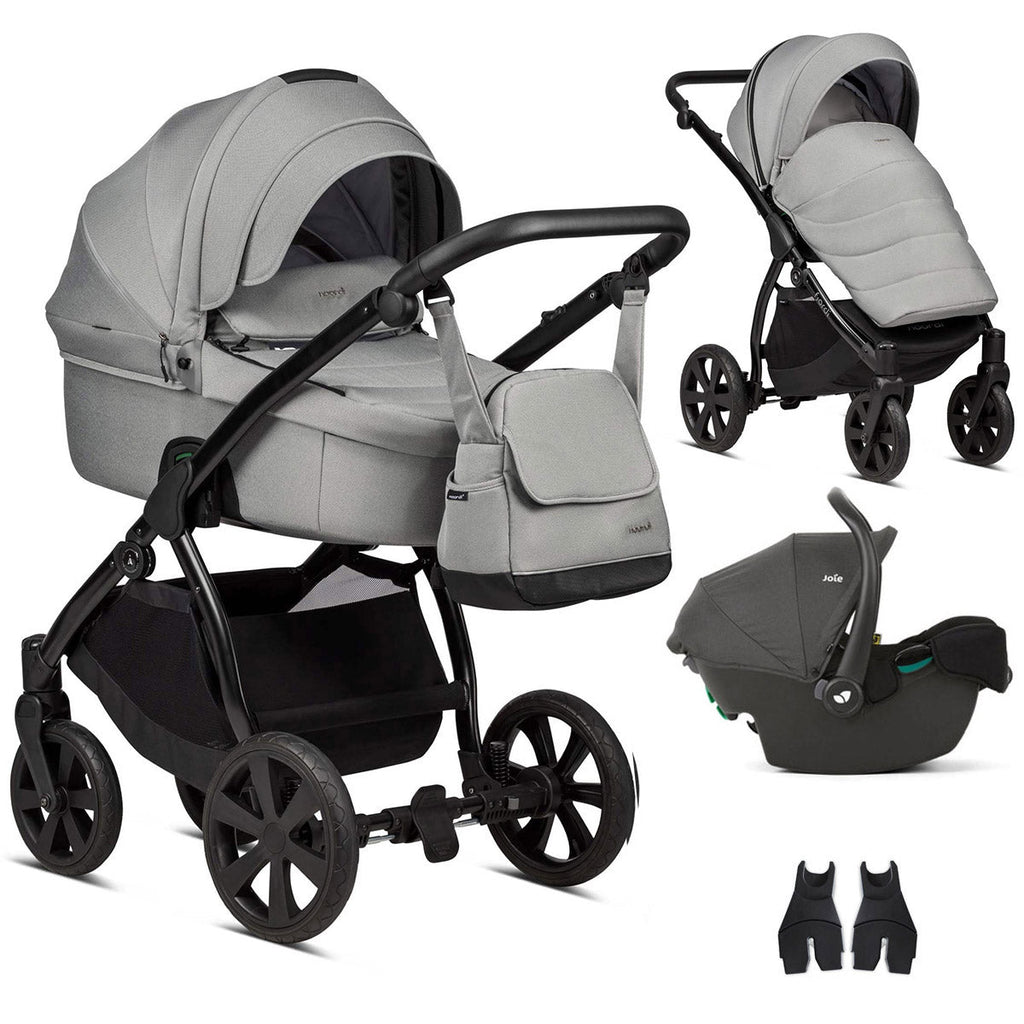 Noordi Fjordi V1 3in1 with Joie i-Snug 2 Car Seat - Grey