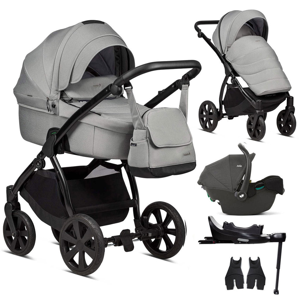 Noordi Fjordi V1 3in1 with Joie i-Snug 2 Car Seat - Grey
