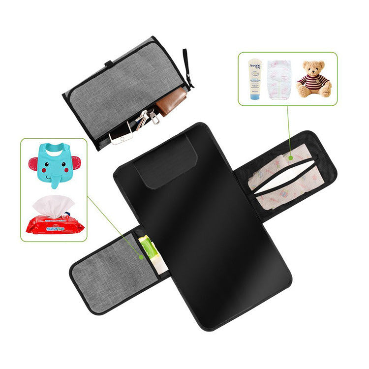 Portable Nappy Changing Mat Bag