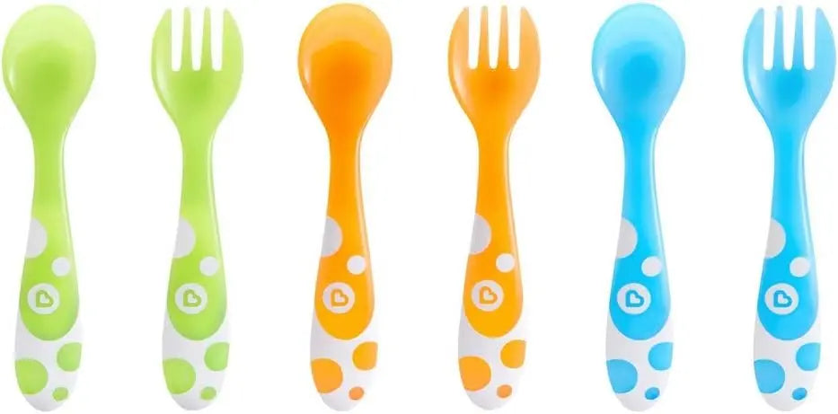 Munchkin Baby Feeding Multi Forks and Spoons - 12m+