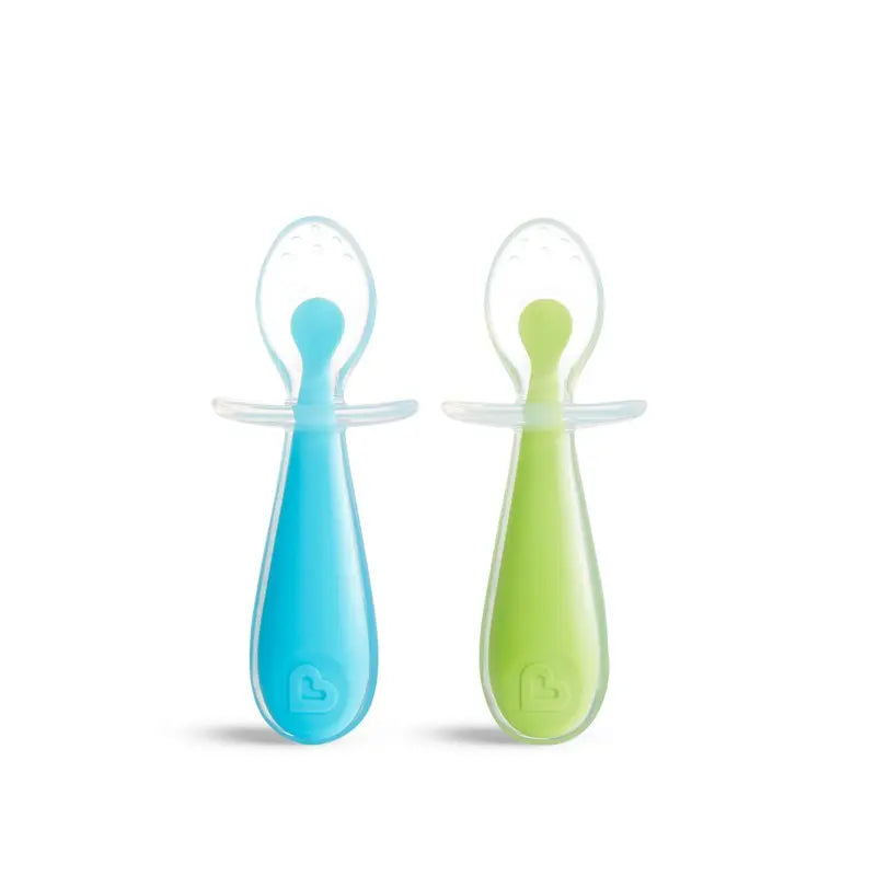 Munchkin Baby Spoon Cutlery Food Dispensing Feeding Gentle Scoop Silicone - 6m+