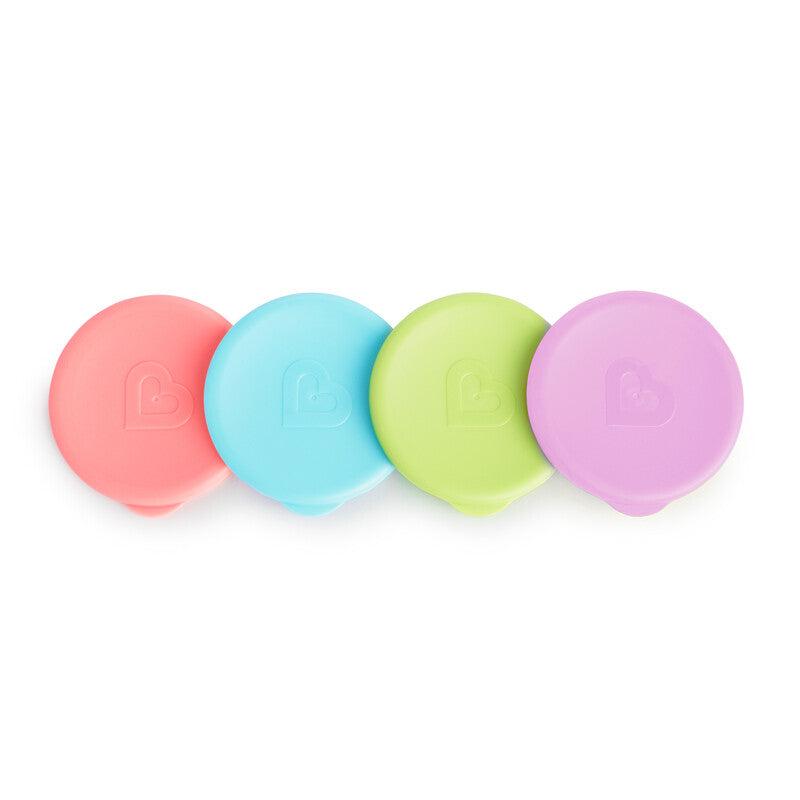 Munchkin Baby Miracle Drinking Cup Lids Fit All Miracle Cup Styles - Pack of 4