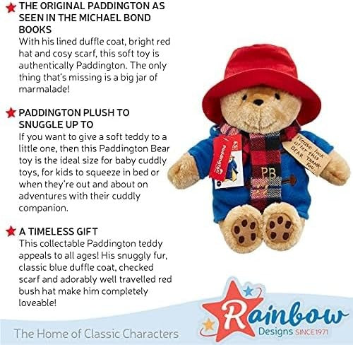 Paddington Bear Large Plush Toy - 21cm