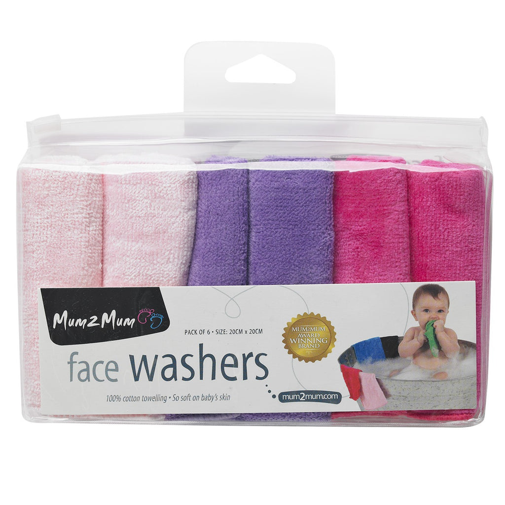 Nettoyants pour le visage en coton - Paquet de six - 6 variétés
