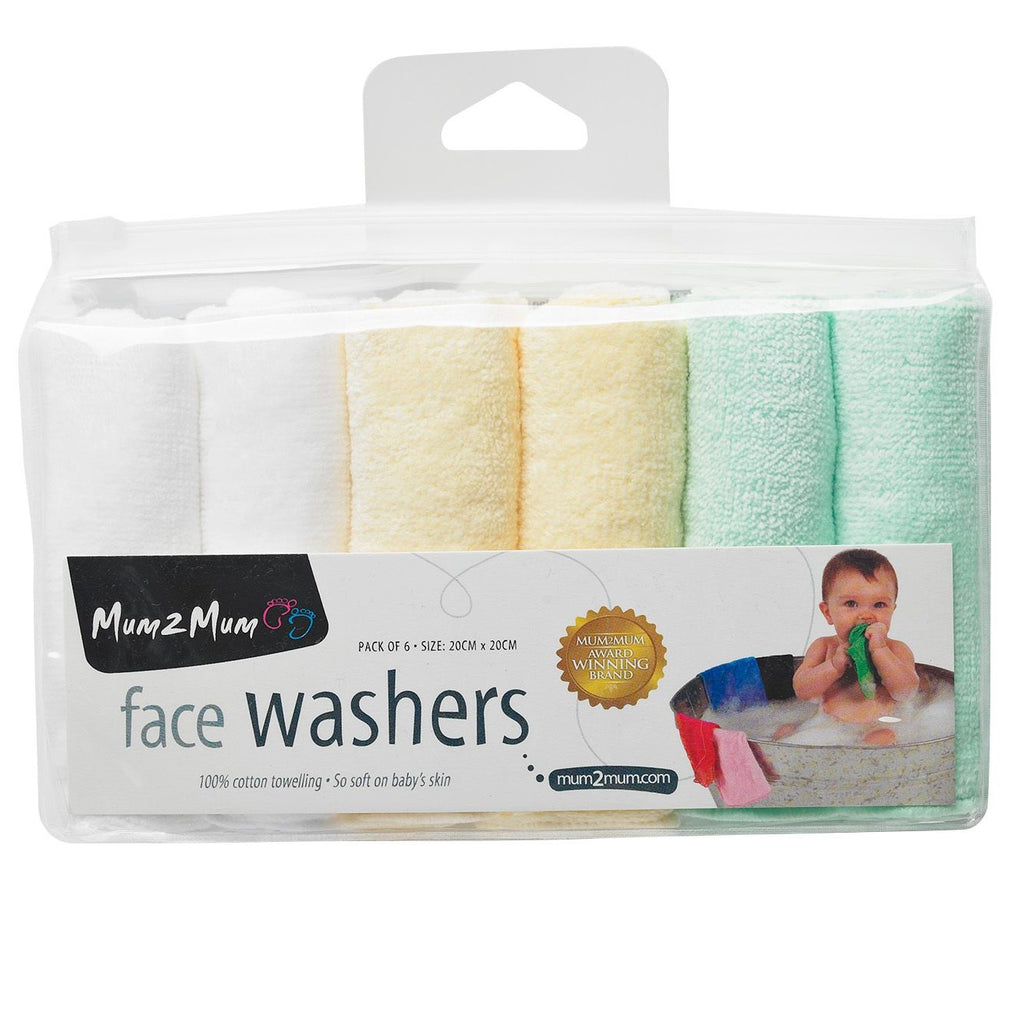 Nettoyants pour le visage en coton - Paquet de six - 6 variétés