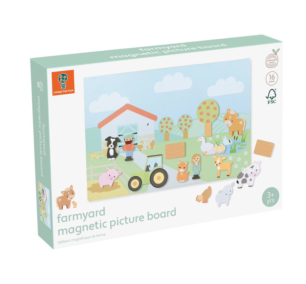 Orange Tree Toys - Farmyard Magnetic Picture Board
