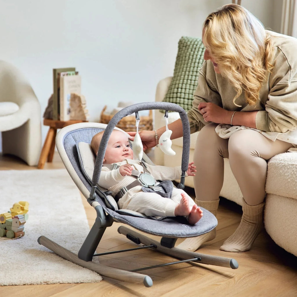 Ickle Bubba Stella Rocker Bouncer Chair - Grey