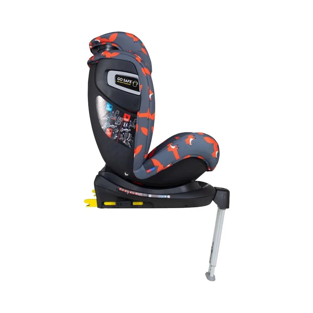 Cosatto All in All 360 Rotate i-Size Group 0+/1/2/3 Car Seat - Charcoal Mister Fox