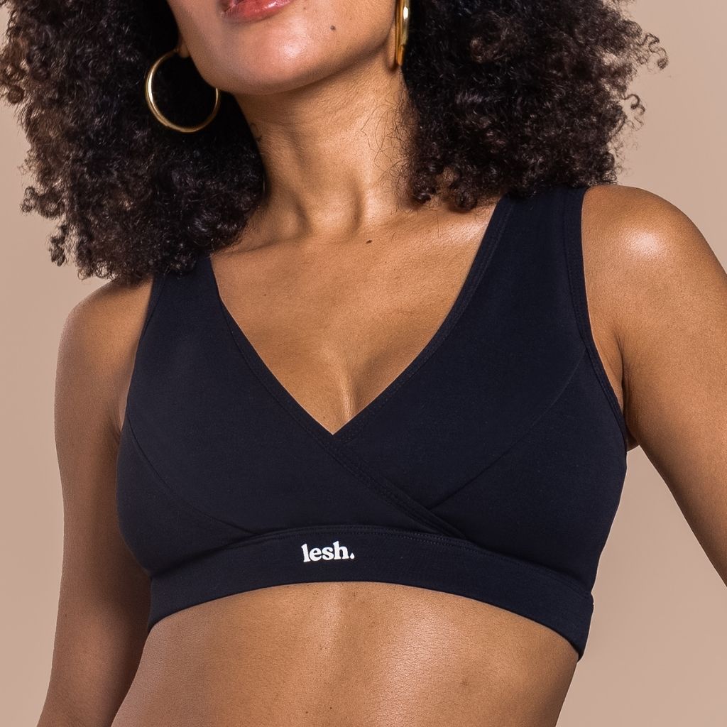 LESH - Clipless Comfort Leakproof Nursing Bra - Black / Pink / Beige - Baby&More