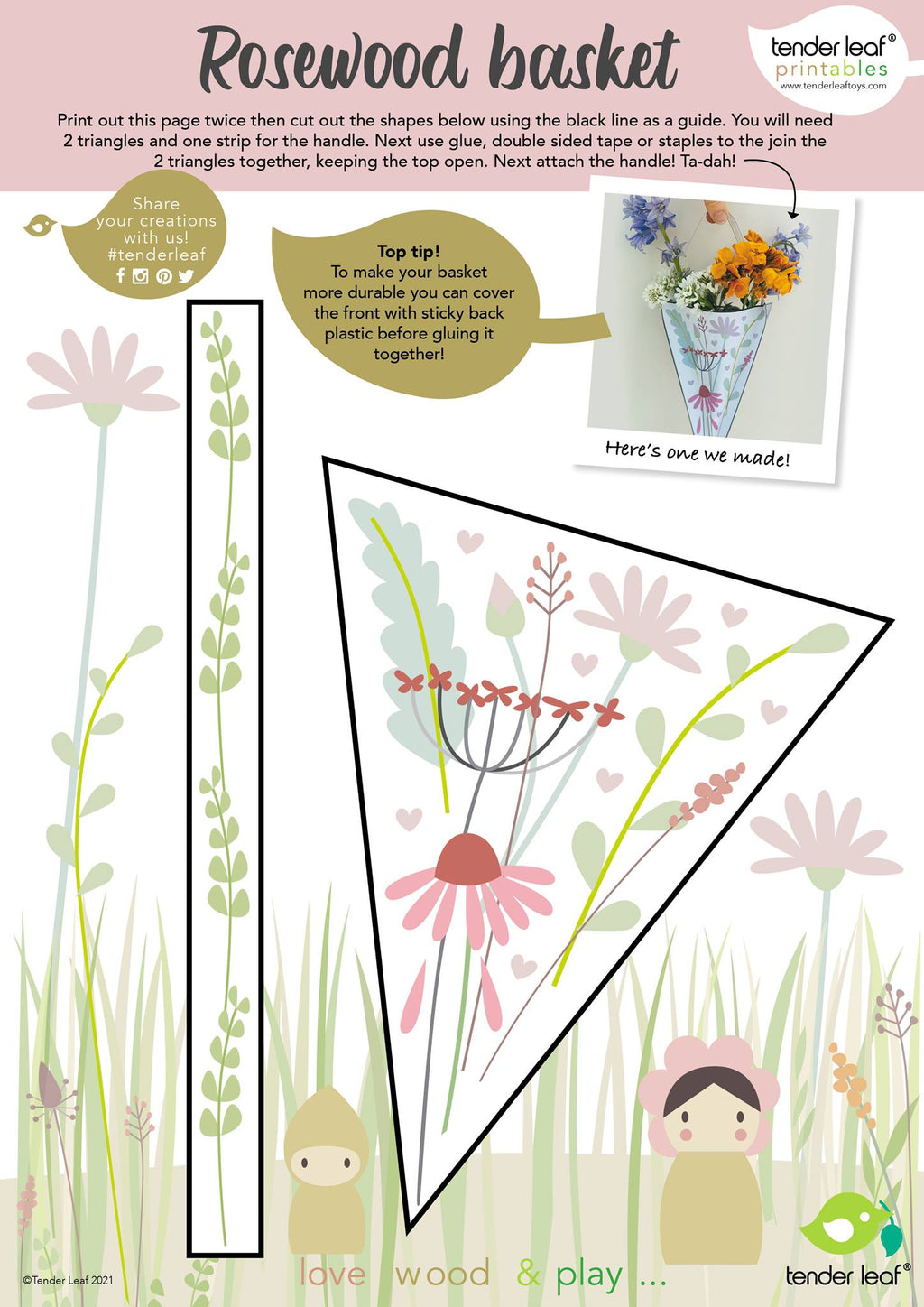 Wooden Rosewood Cottage Dolls House